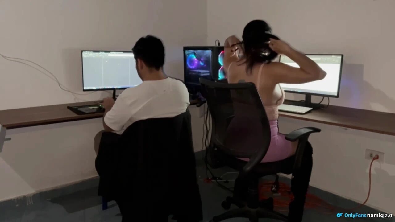 Office Sex, Lots of Squirting and Rough Sex
