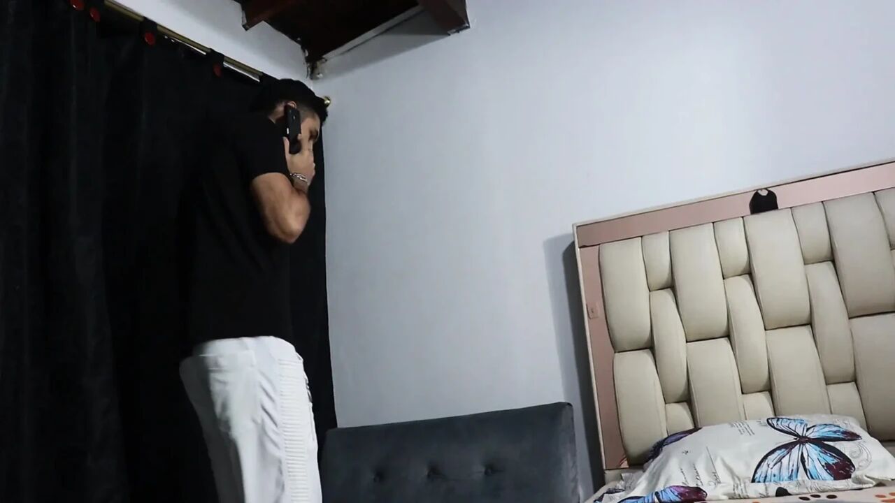I Buy a Bed for My Slim, Brunette Step-sister and She Gets Excited and Tells Me to Break in the Bed. Porn in Spanish