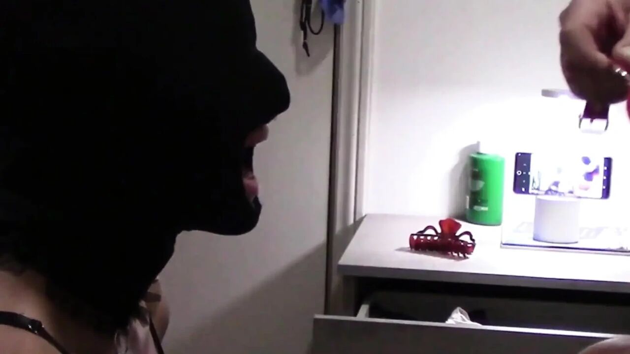 MILF Mouth-fucked with Ring Gag and Massive Throat Cumshot