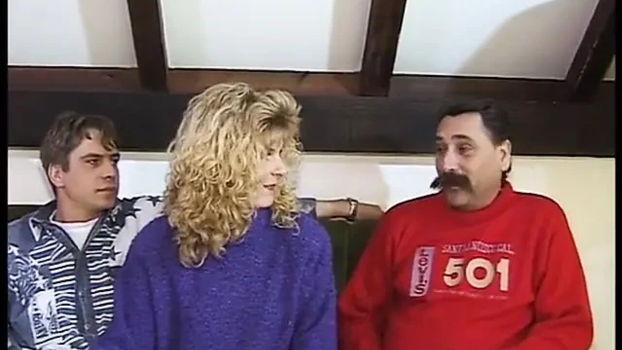 Hot mature enjoys threesome