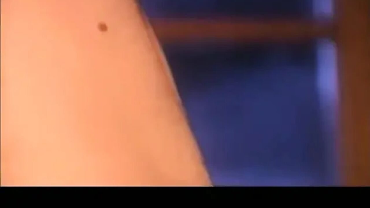 Beautiful Thin Black Girl with Spectacular Boobs Takes a Hard White Dick