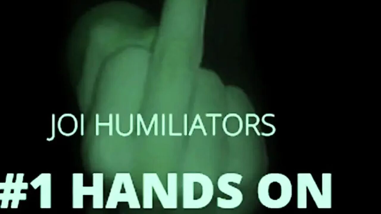 JOI Humiliators Wank While Being Humiliated Full Version