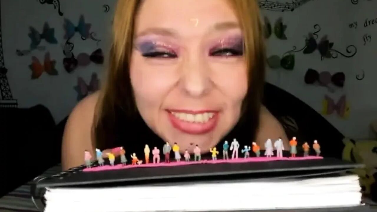 Endoscopy!! Giantess Swallowed a 25 Members at Same Time