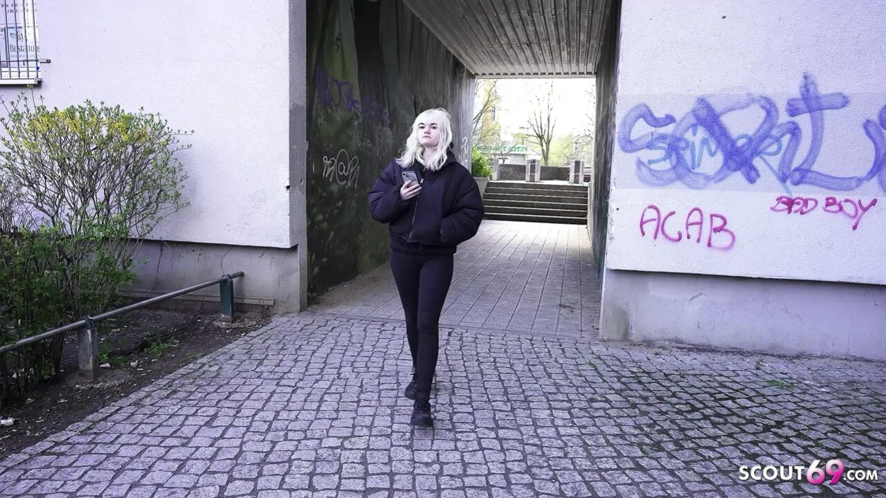 GERMAN SCOUT - Tiny Swiss Teen Lilly Lovemoon 18 Pick Up for real First Time Casting Sex