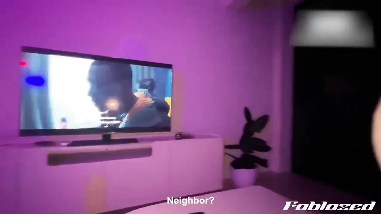 Not Inside! I Visited My Neighbor After the Gym and We Ended up Having Sex