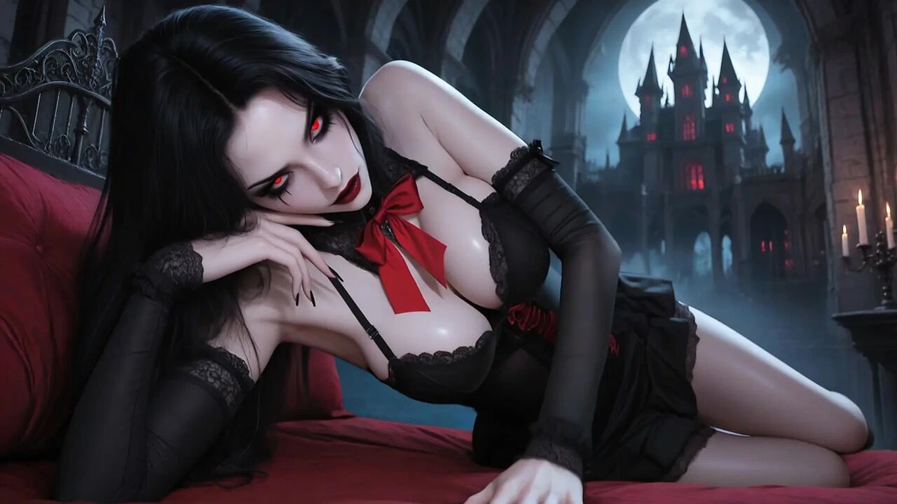 Crimson Eyes and Forbidden Desires