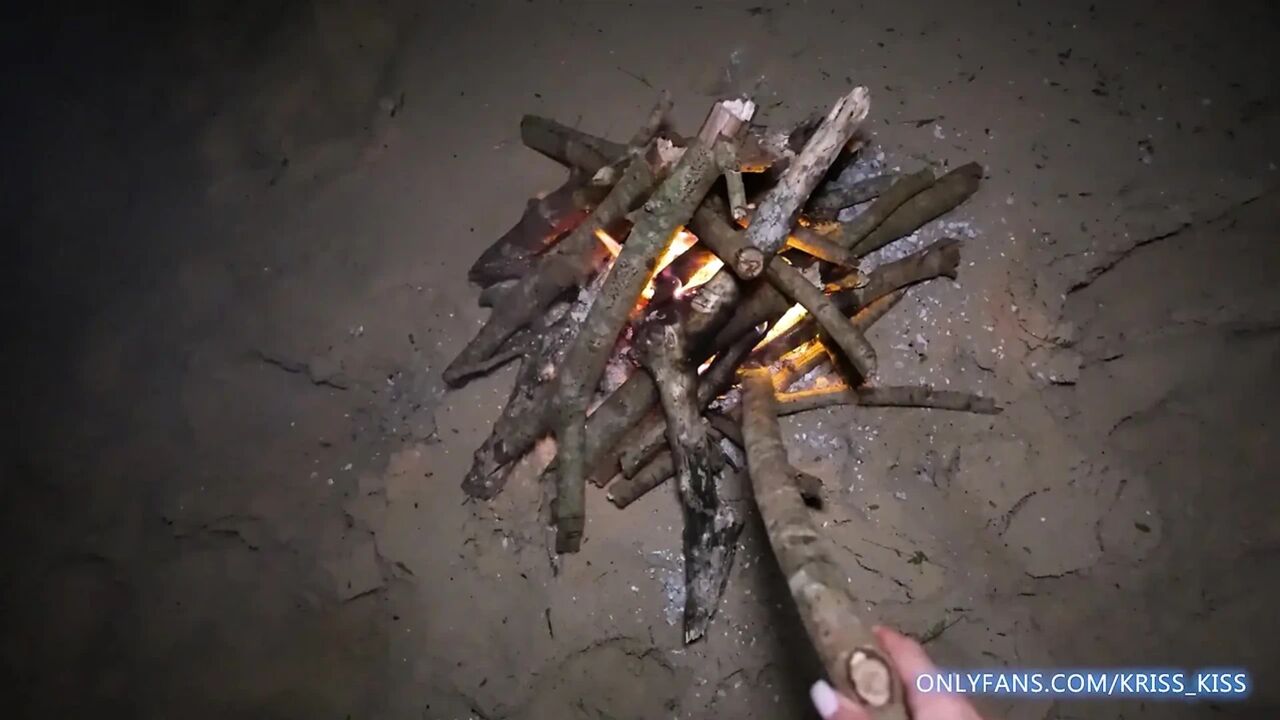 BEST BLOWJOB AND DOGGY ON THE BEACH AT NIGHT BY THE CAMPFIRE