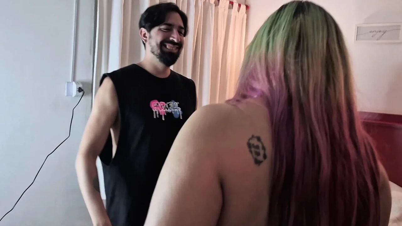 Terrible Slave BBW Milf Reyna Tirana rides me and dominates me, not expecting that I'll be the one to dominate next. Part 1