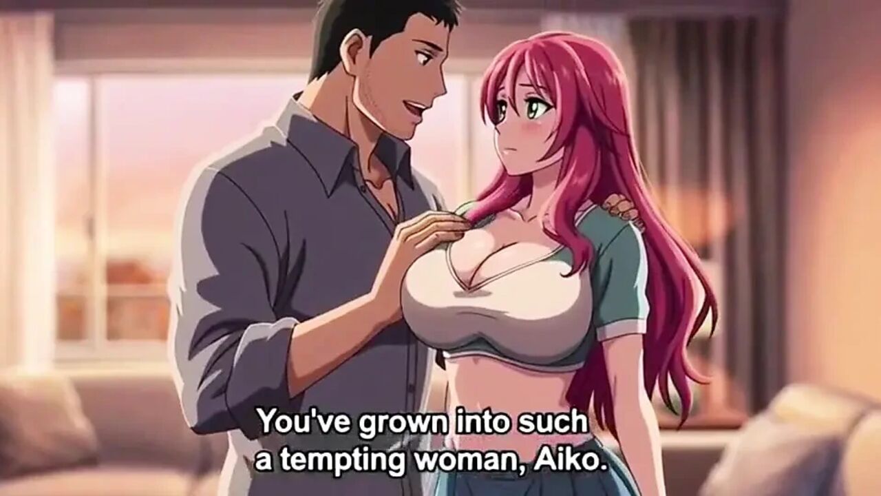 Stepdad seduced his young stepdaughter with big boobs
