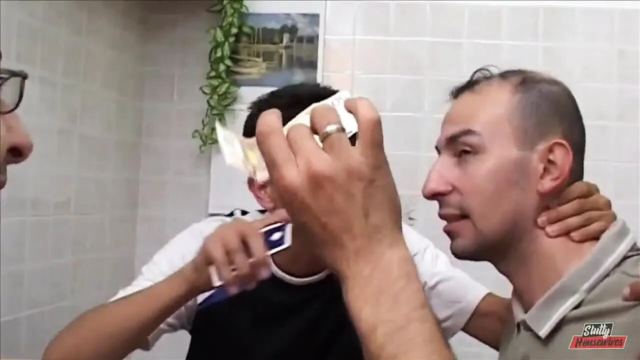They have fun in the house want cock and pussy devour them