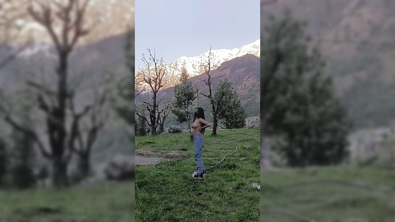 Part 2 - Desi outdoor sex with a stranger girl in the jungle.