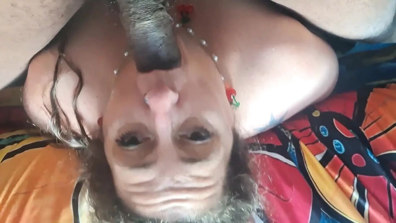 BBW Submissive Slut Roughly Face Fucked by BBC