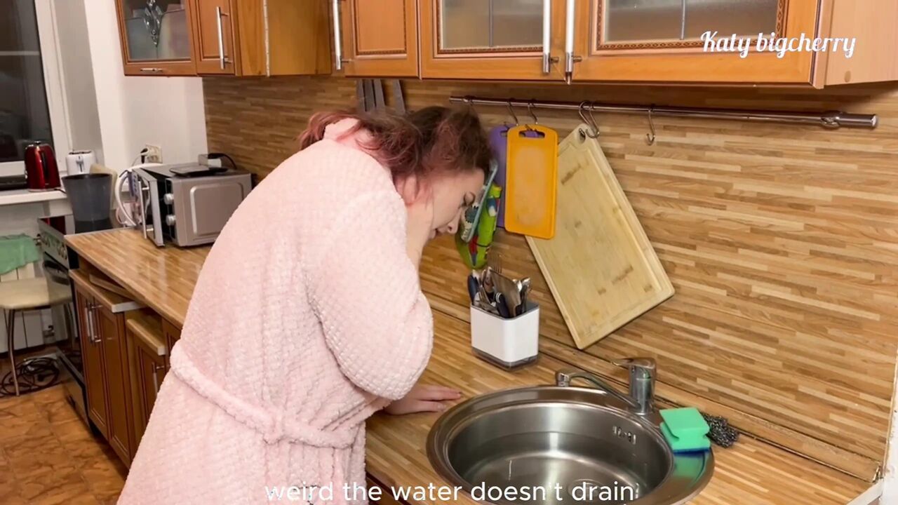 Called The Plumber To Fix My Sink, He Fucked My Ass Instead