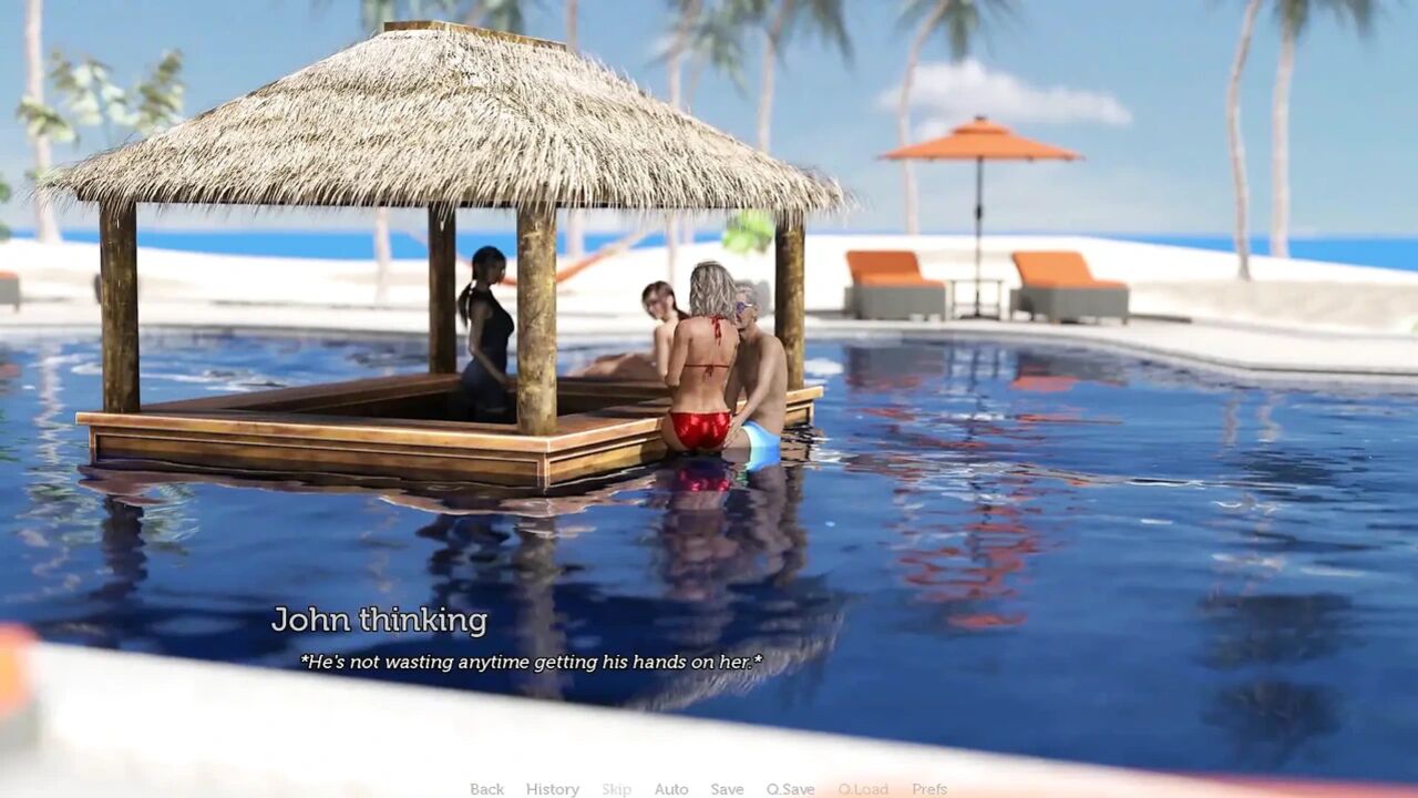 Tacos Cuck Watches His Wife Giving Pussy to an Old Chap and Deepthroating His Cock by the Pool - Episode 90