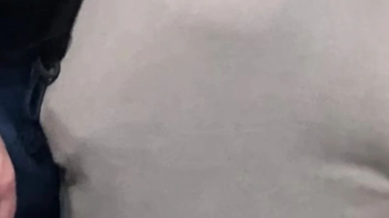 Hairy Pussy Fingered by Stranger in Crowded Subway