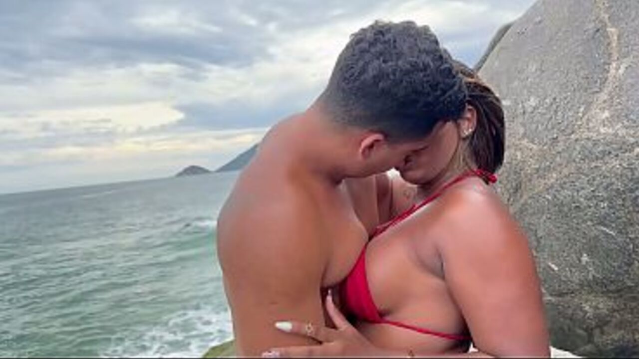 My husband called two men to fuck me next on the nudist beach in Abricó.