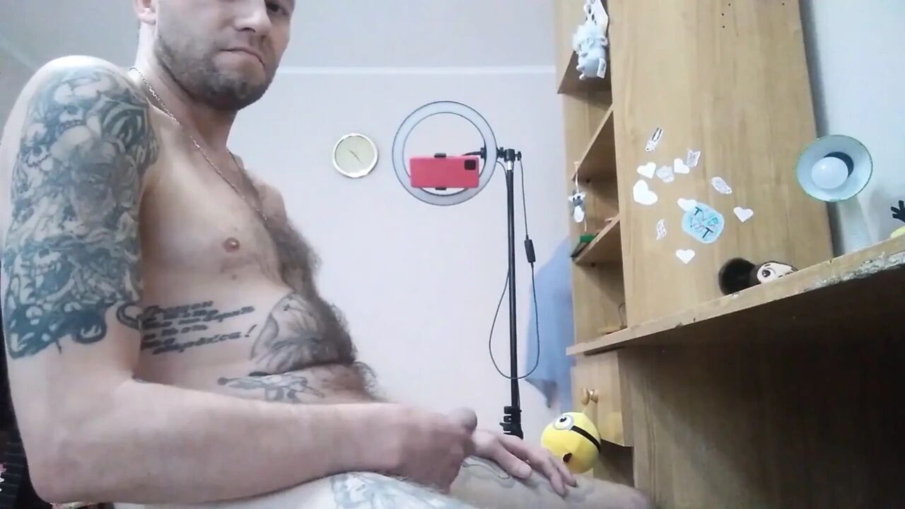 Caught me jerking off and helped me cum