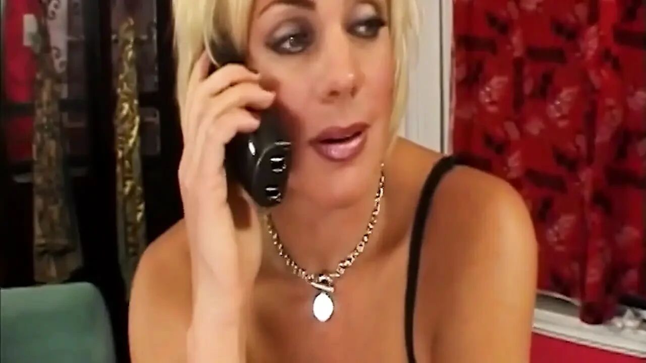 Blonde MILF in Fishnets Gets Pussy Eaten and Fucked Hard