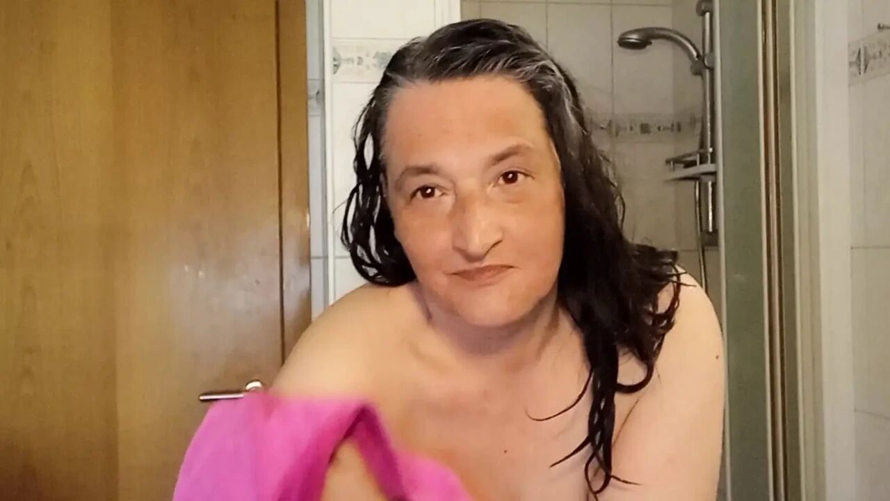 After showering... A moment just for you