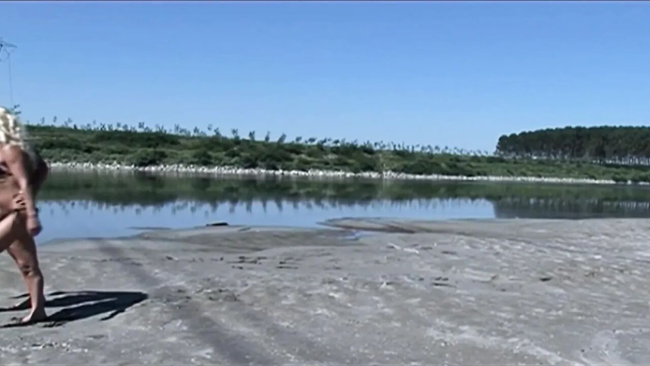 Hot Blonde Hard Banged in the Beach