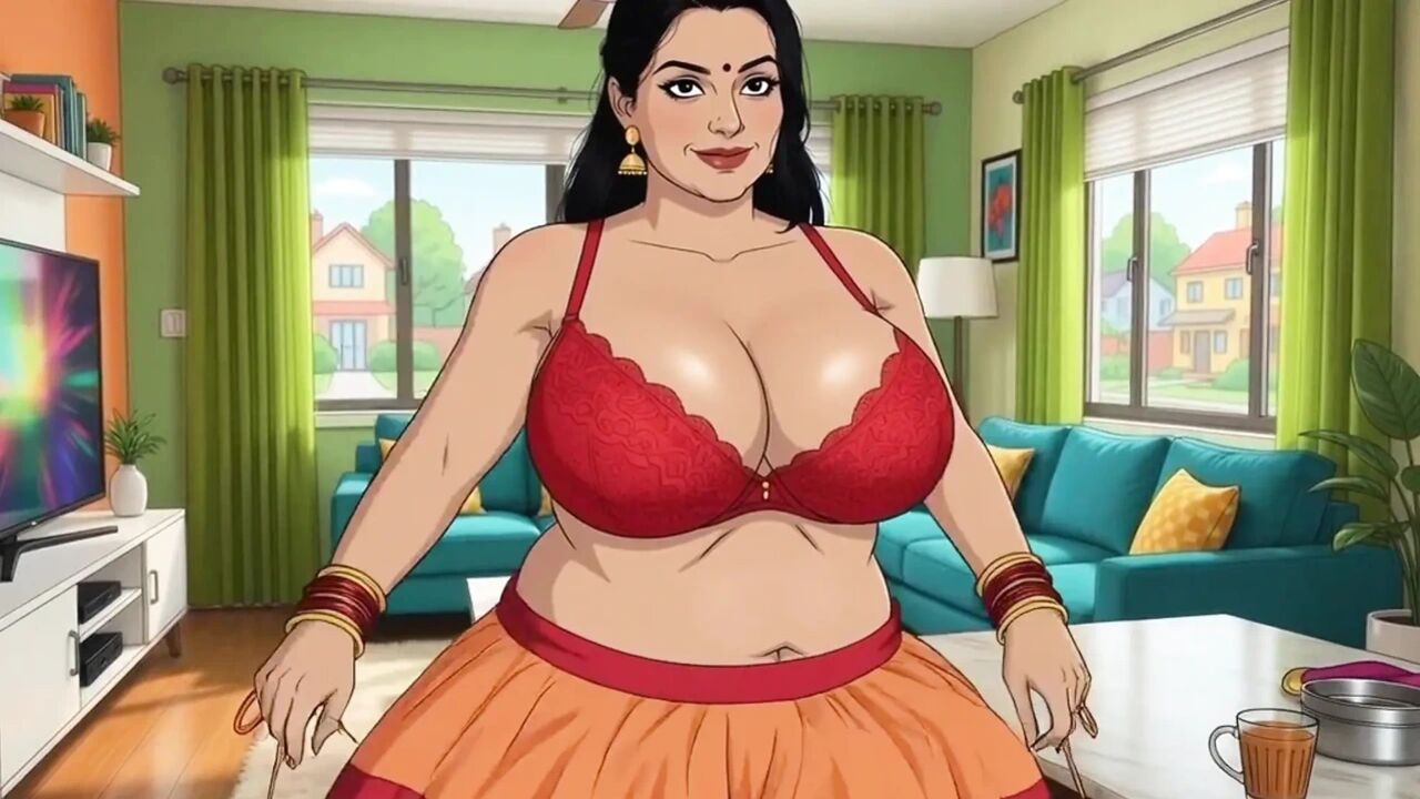 Hot chubby indian bhabhi with big boobs is having sex with her husband
