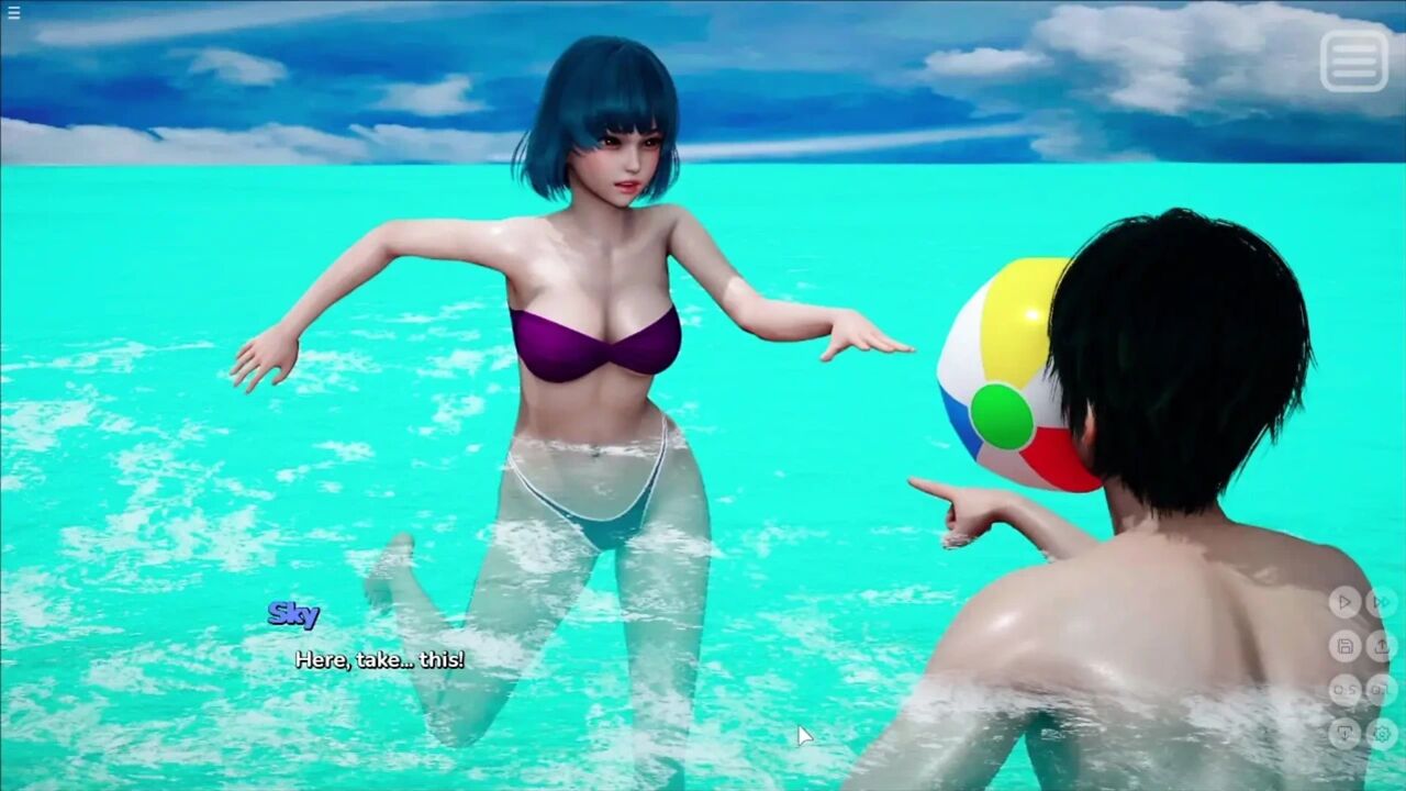 Japanese Petite Stepsister Having Sex With Hiro On Beach