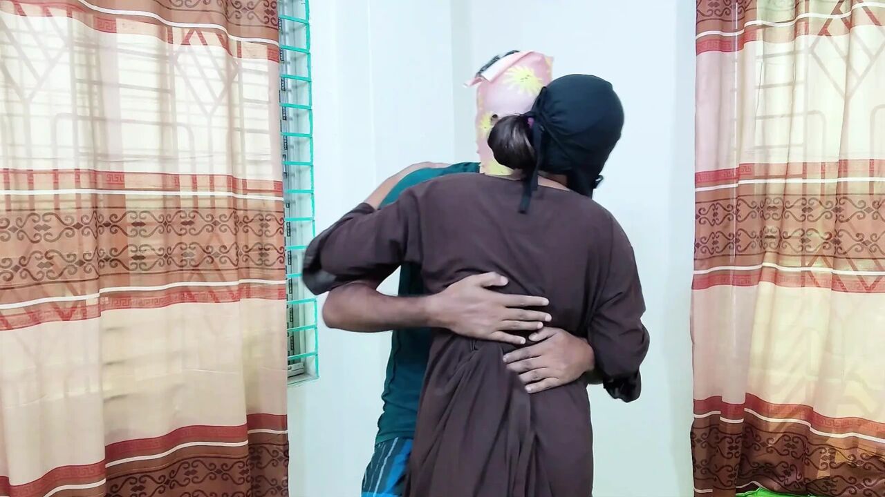 Desi village Muslim step-mom and step-son crazy fuck in the bedroom