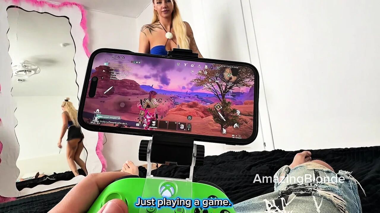 She distracted me from the game because she wanted to suck (POV)