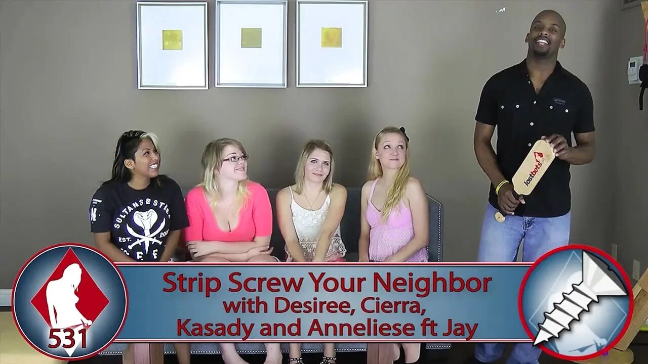 A seductive game of strip screw your neighbor