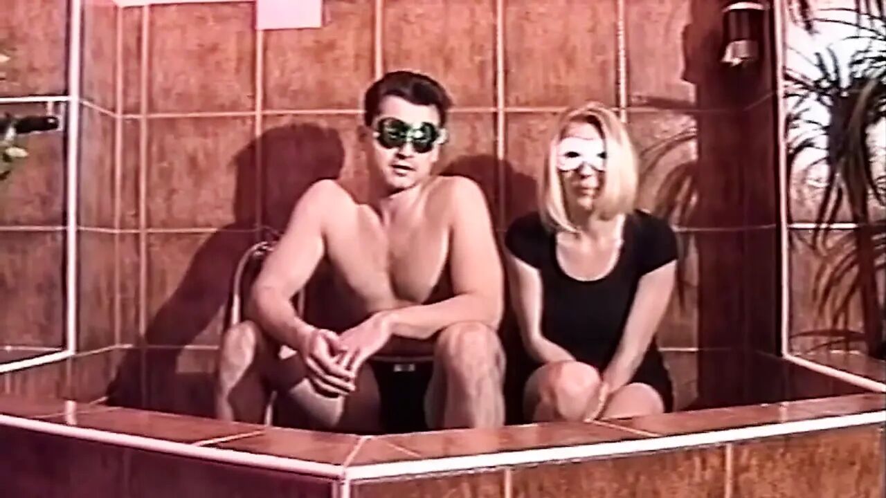 Horny MILF Blindfolded Sucks and Fucks in Steamy Bathtub