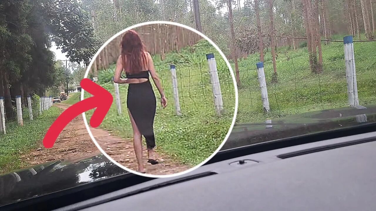 Flash cock to a girl in the car!