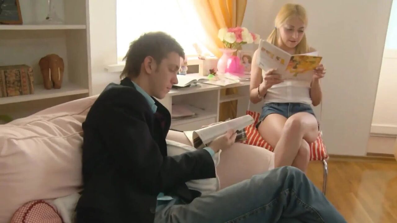 Teenie Is Tempted and Then Drilled