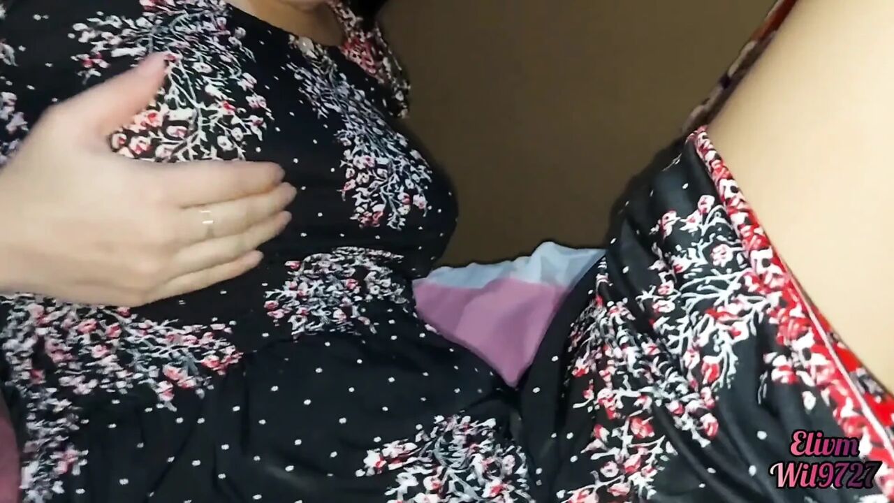 The Stepsister Is Without Panties in Her Bed