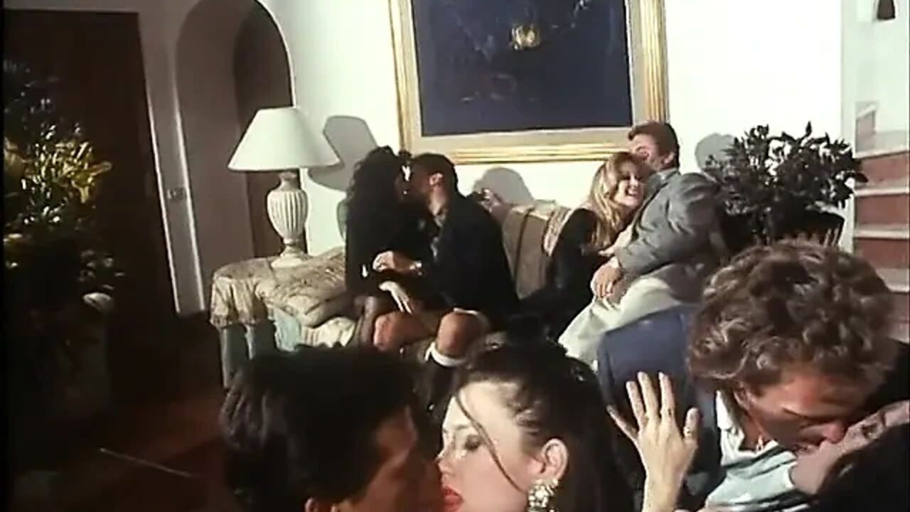 Hot interracial orgy