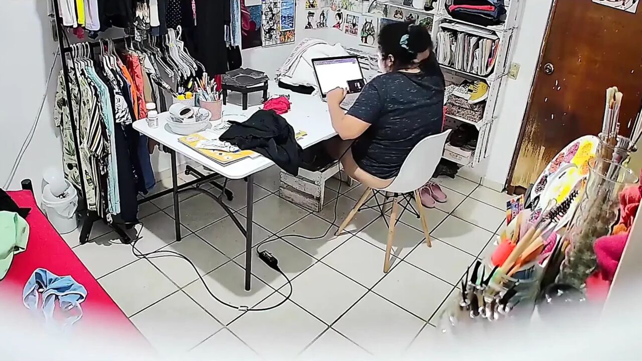 My Chubby Stepsister-in-law While She Does Her Homework