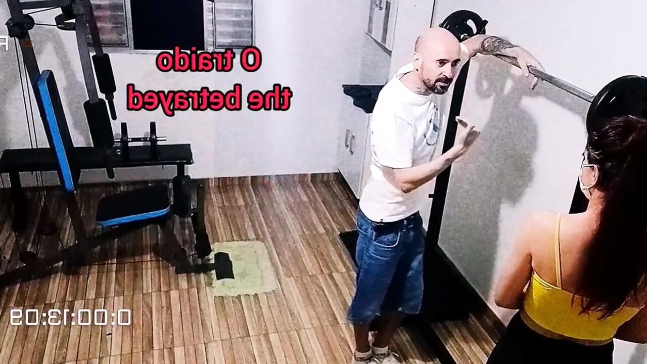 Wife Cheating on Her Husband at the Gym Behind His Back!
