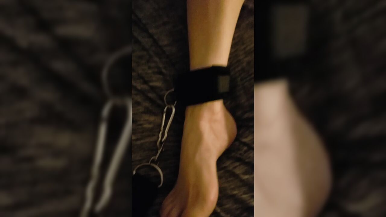 50 year old bound cumslut Wife