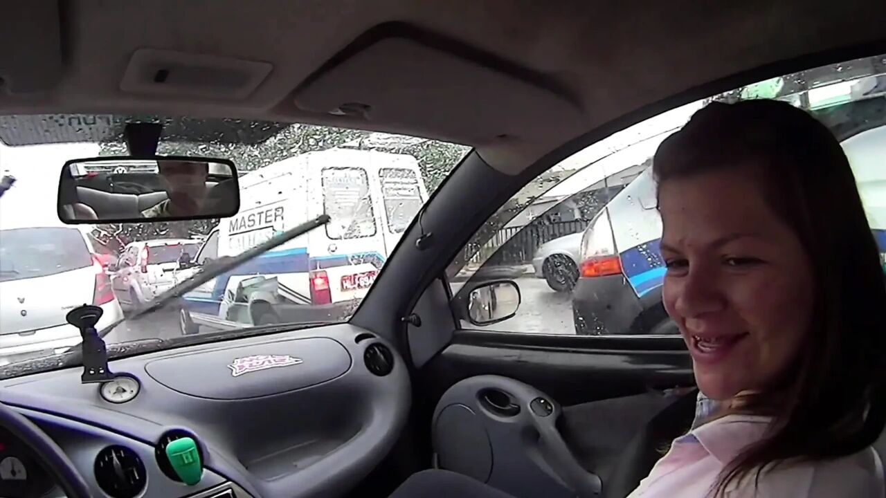 Friends Gave a Ride to a Girl with Acne and Filled Her Orthodontic Braces with Semen