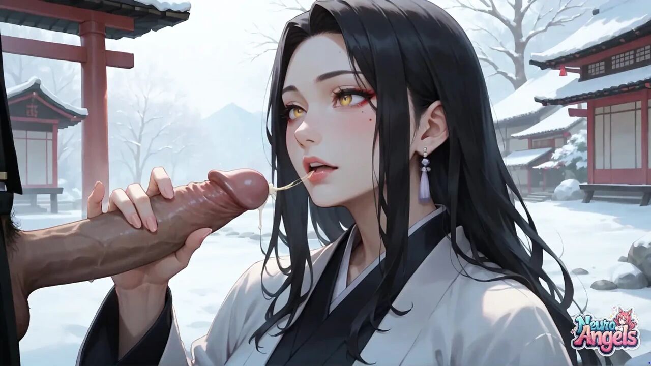 Snow Shrine Kimono Squirting Triple Penetration Orgy