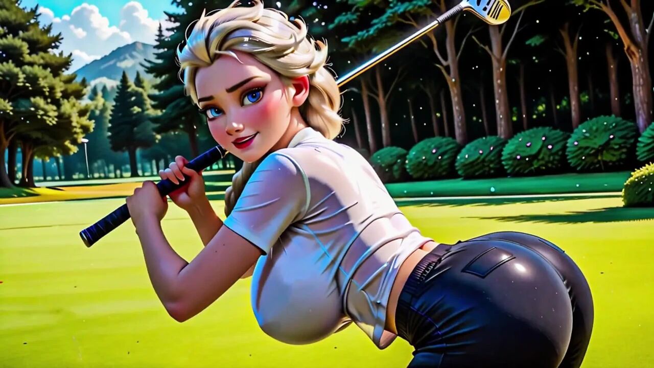 Golf Girl -ai Generated-