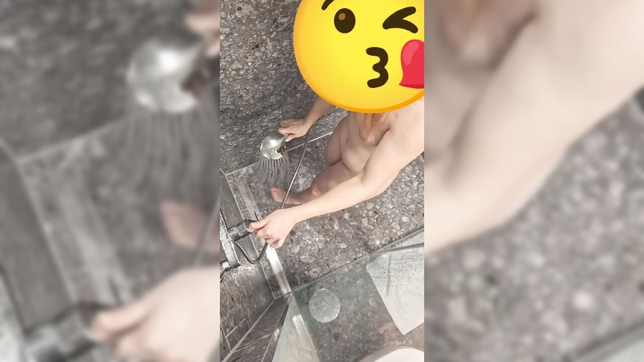 Are you soaping me up? Swiss girl in the shower