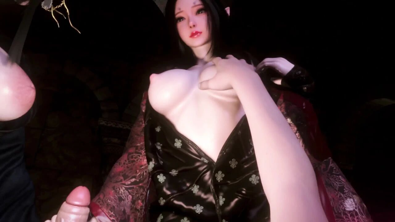 3D Two Horny Slut Cosplay Babe Cheating with Big Cock