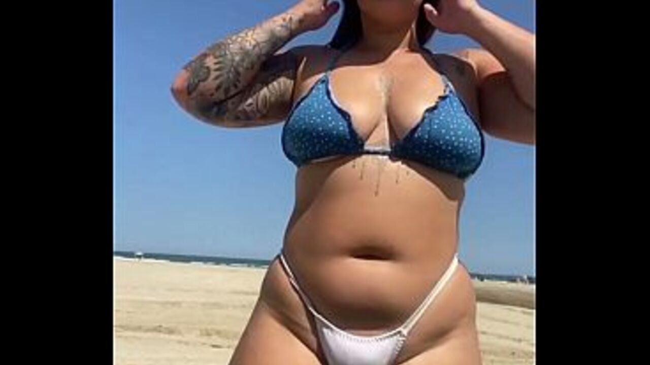 On the beach looking for a guy to film with me.