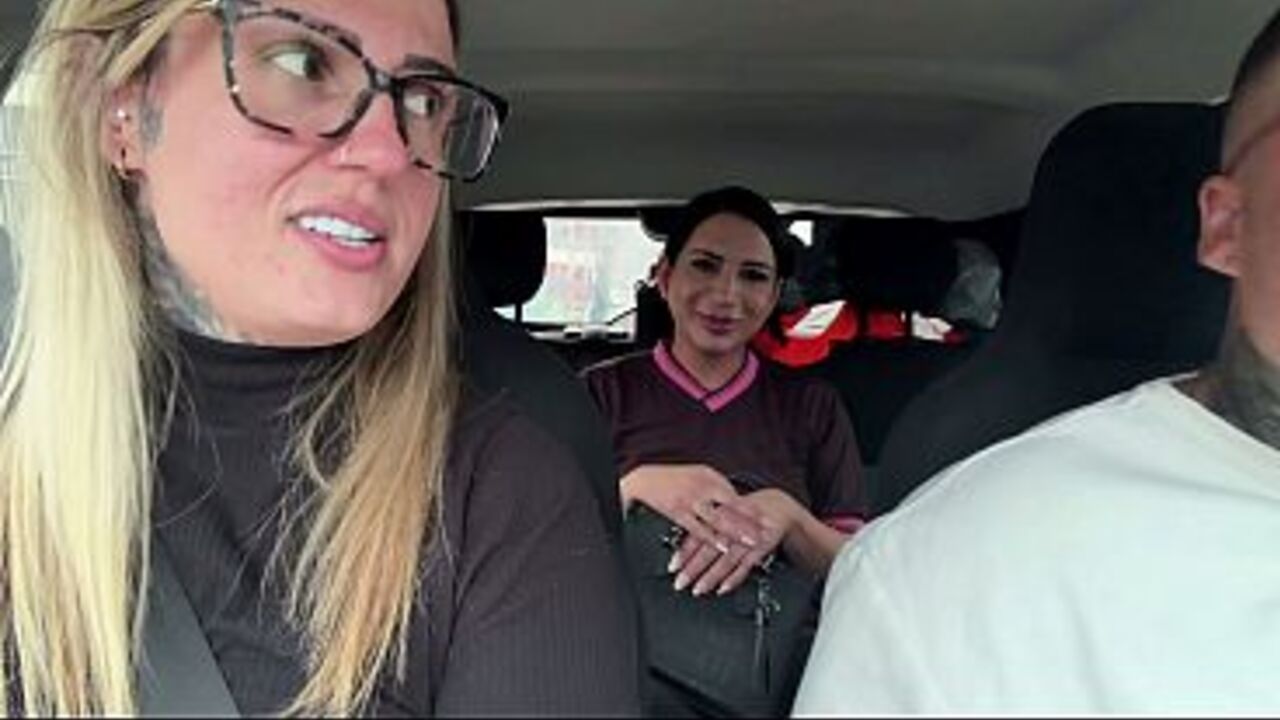 I called the aunt from daycare to have sex with us until she came all over our car! And her pussy was covered in cum.