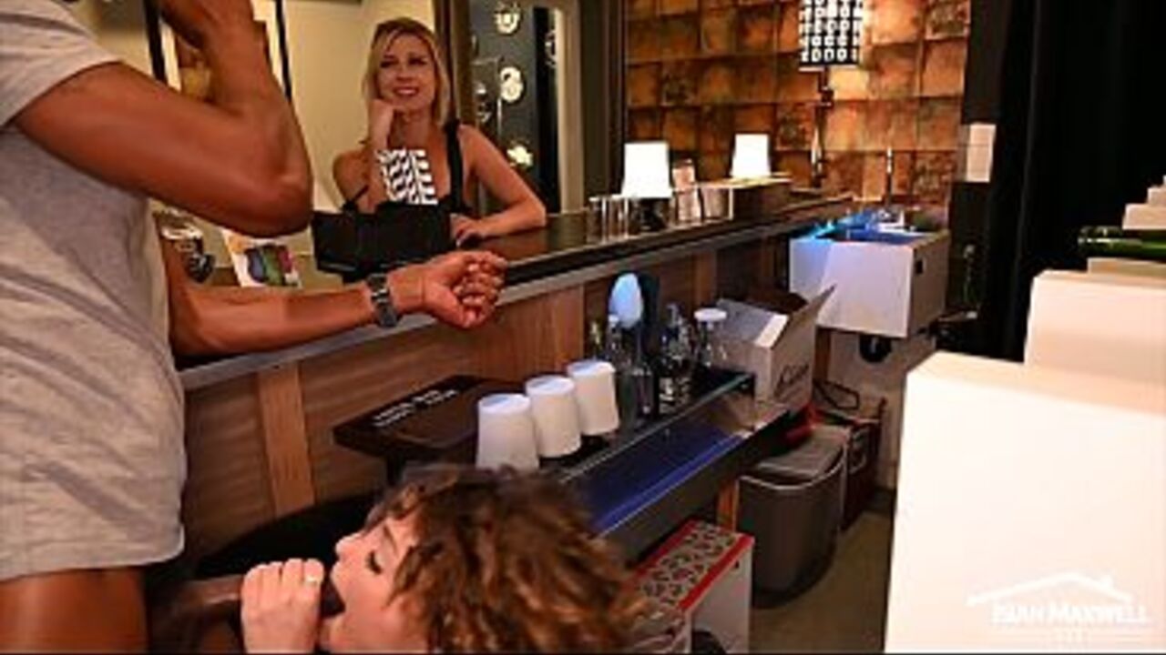 Two Hot Promiscuous Ladies Close the Night with BBC Bartender