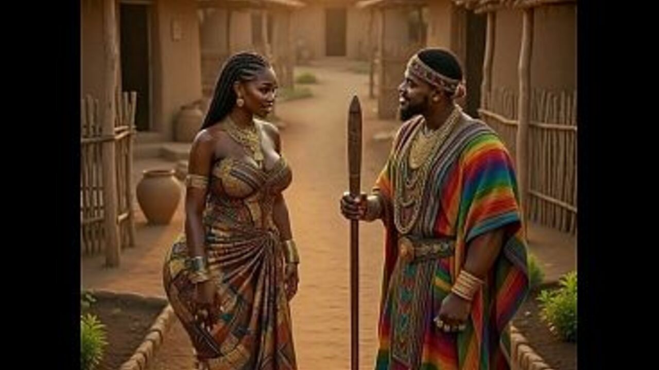 Sexy African Ebony Big Ass Big Boobs Village Maiden Seduced Fucked Raw By Handsome Big Dick Prince