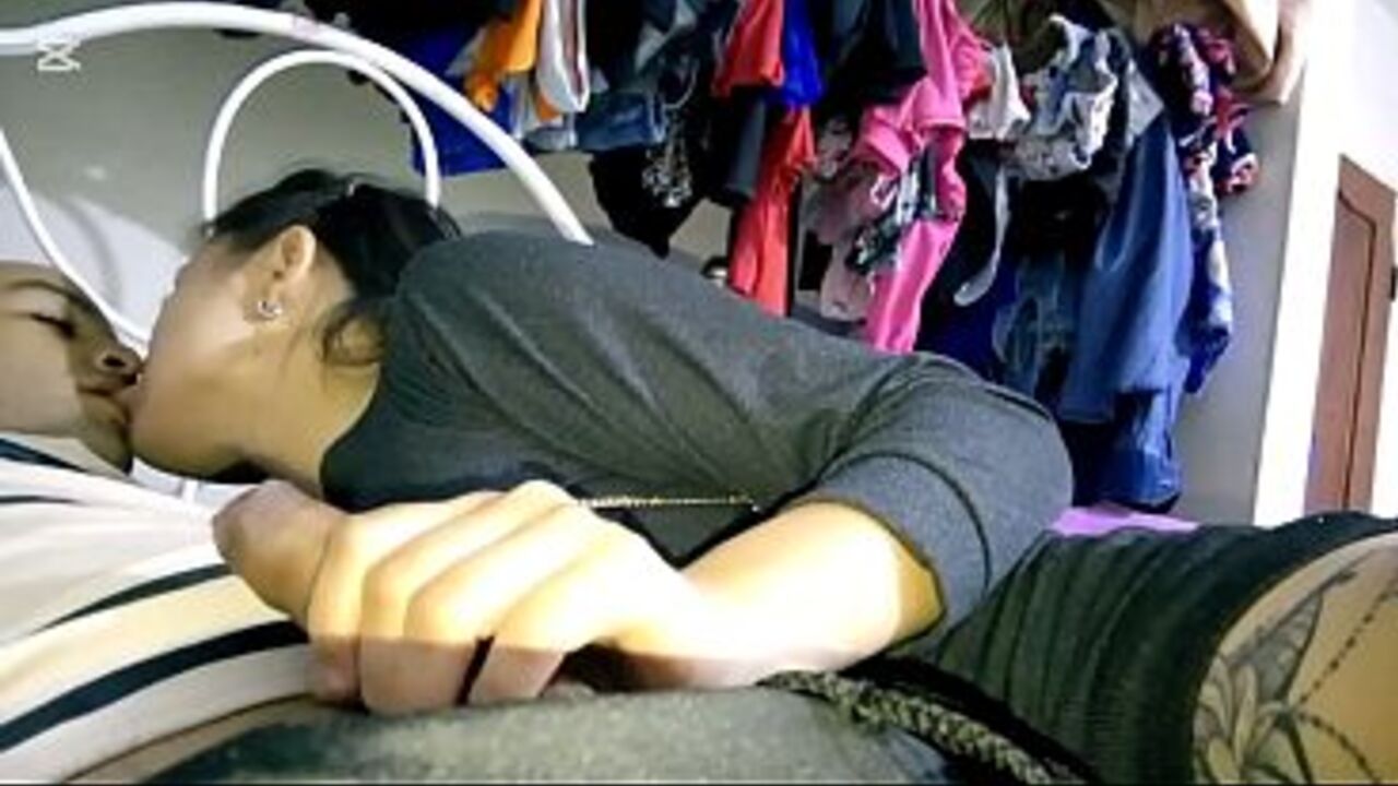 A very attractive wife sleeps with her husband's best friend while he is out partying.