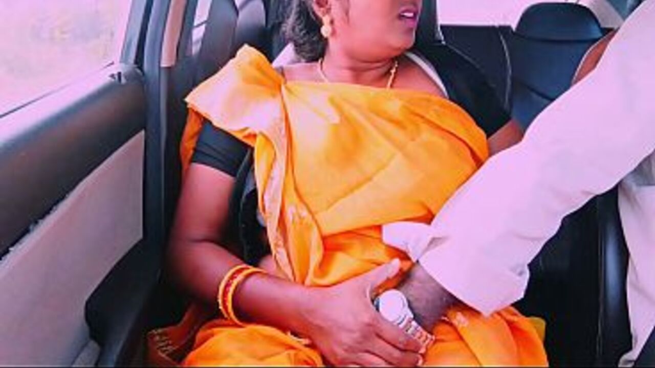 Indian car sex cheating maid talking dirty talks.