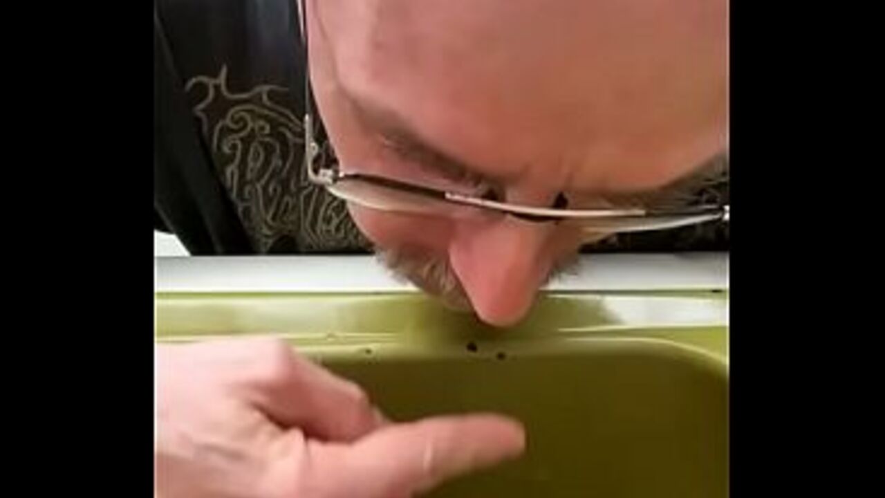 Morning Piss Ritual on Vegan Waffles – Almost Caught Red Handed