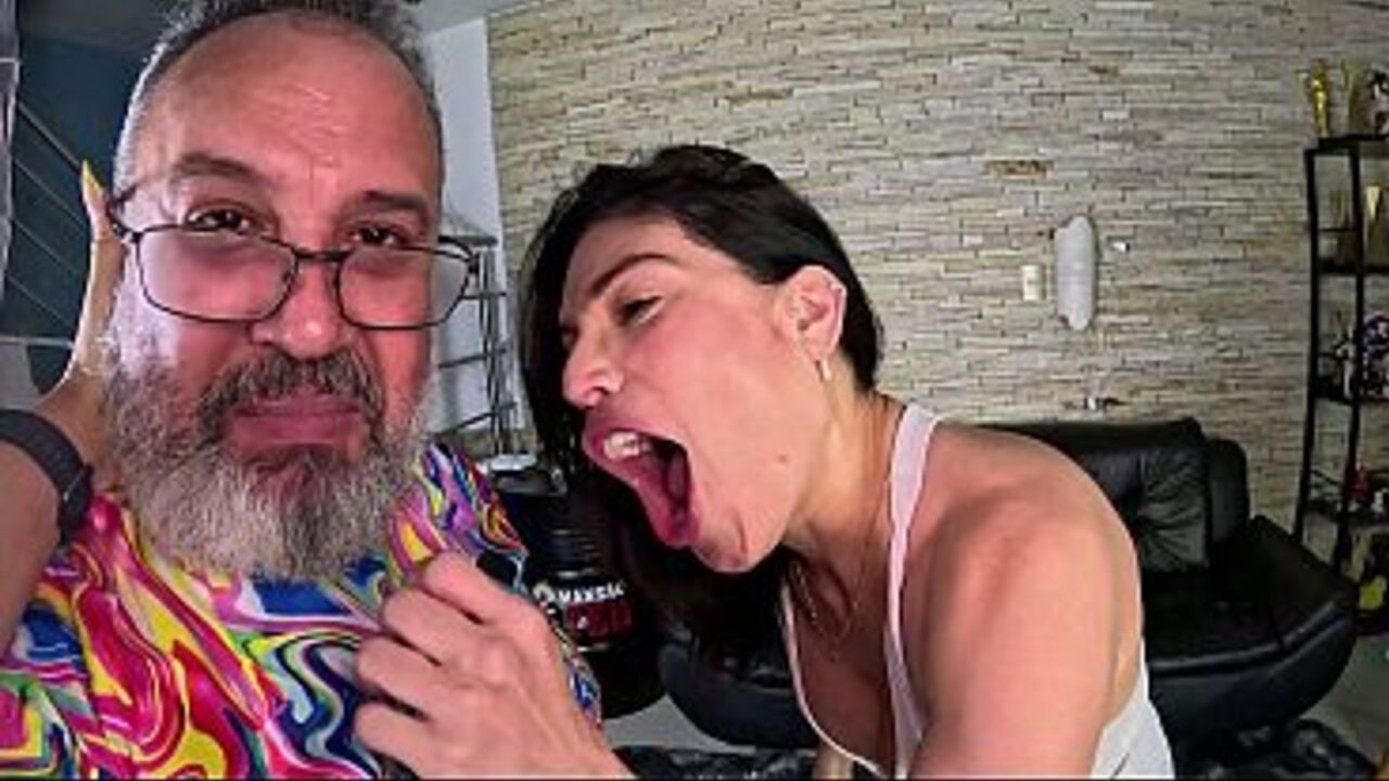 She just got a load and is going to take a shower for another hardcore scene.